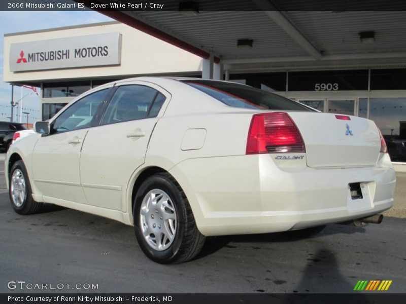 Dover White Pearl / Gray 2006 Mitsubishi Galant ES