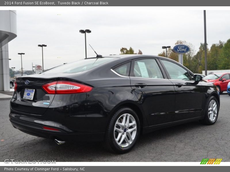 Tuxedo Black / Charcoal Black 2014 Ford Fusion SE EcoBoost