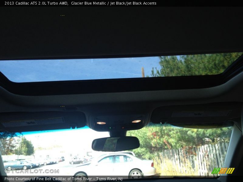 Glacier Blue Metallic / Jet Black/Jet Black Accents 2013 Cadillac ATS 2.0L Turbo AWD