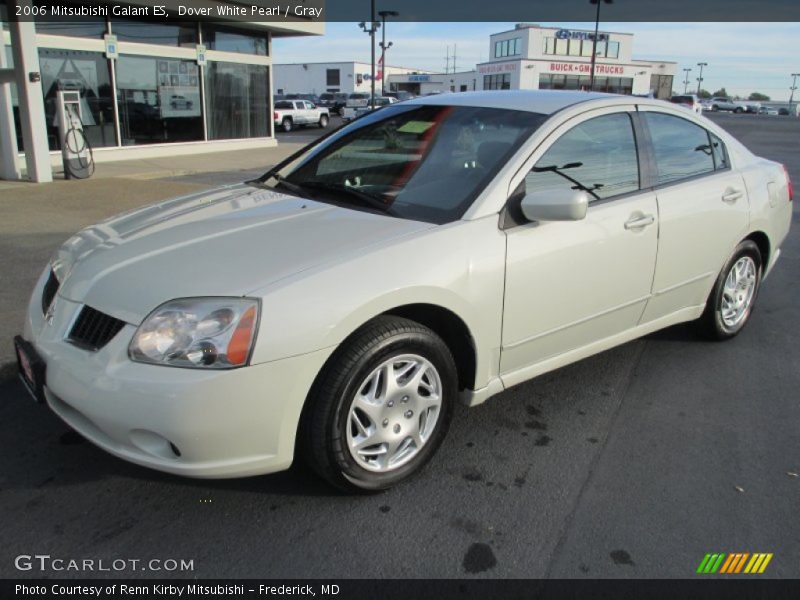 Dover White Pearl / Gray 2006 Mitsubishi Galant ES