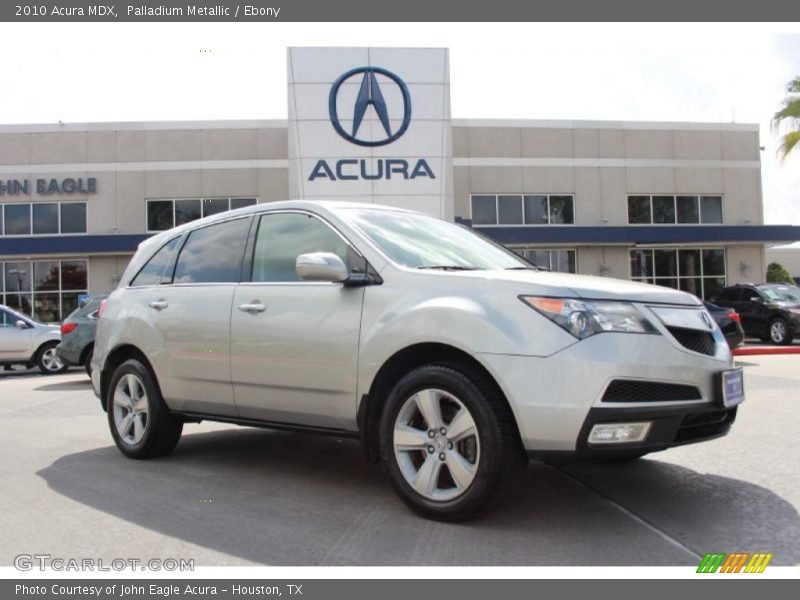 Palladium Metallic / Ebony 2010 Acura MDX