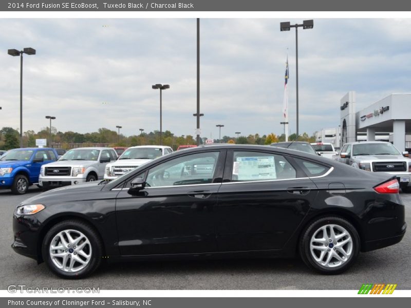 Tuxedo Black / Charcoal Black 2014 Ford Fusion SE EcoBoost