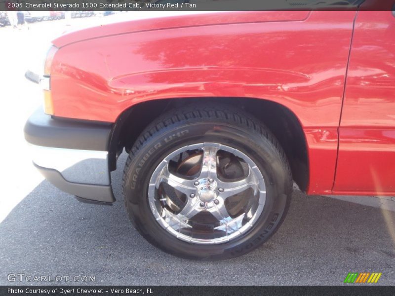 Victory Red / Tan 2005 Chevrolet Silverado 1500 Extended Cab