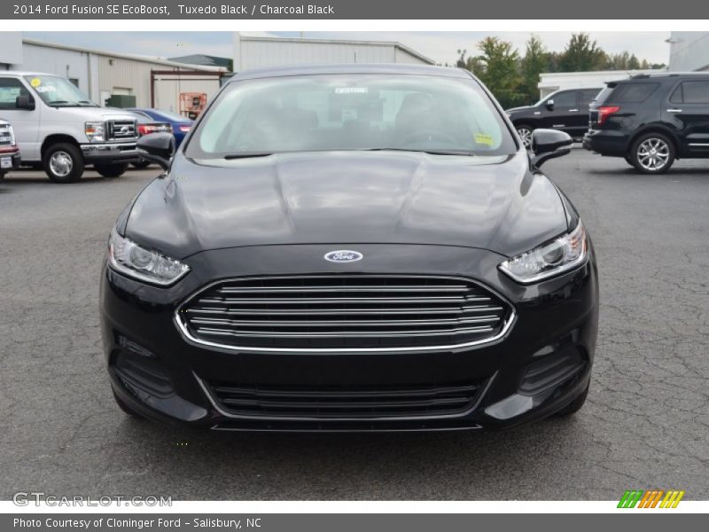 Tuxedo Black / Charcoal Black 2014 Ford Fusion SE EcoBoost