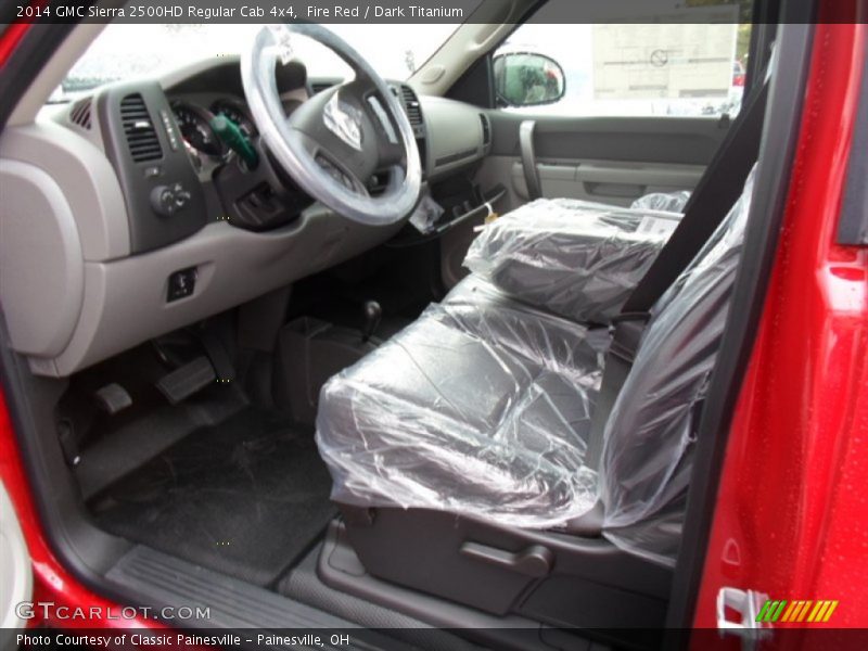 Fire Red / Dark Titanium 2014 GMC Sierra 2500HD Regular Cab 4x4