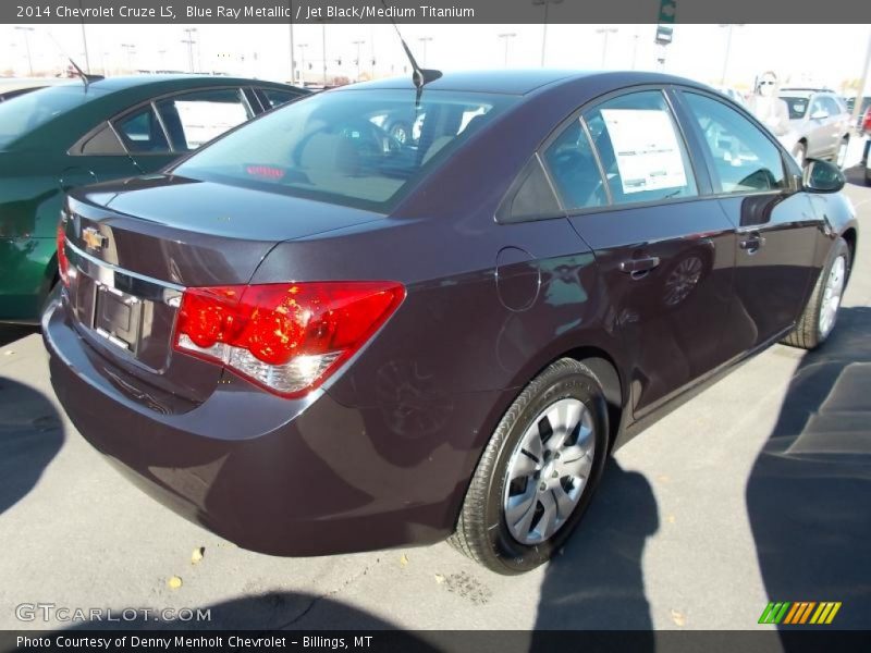 Blue Ray Metallic / Jet Black/Medium Titanium 2014 Chevrolet Cruze LS