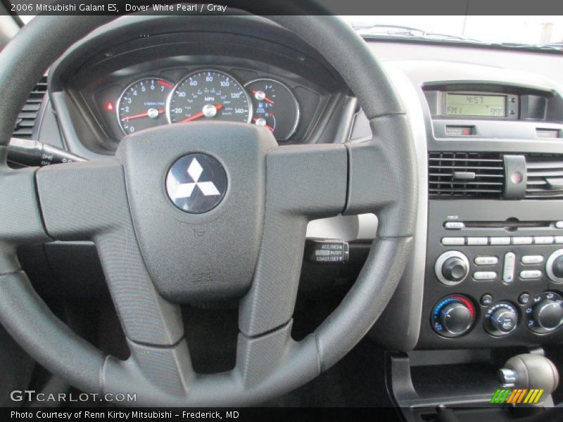Dover White Pearl / Gray 2006 Mitsubishi Galant ES