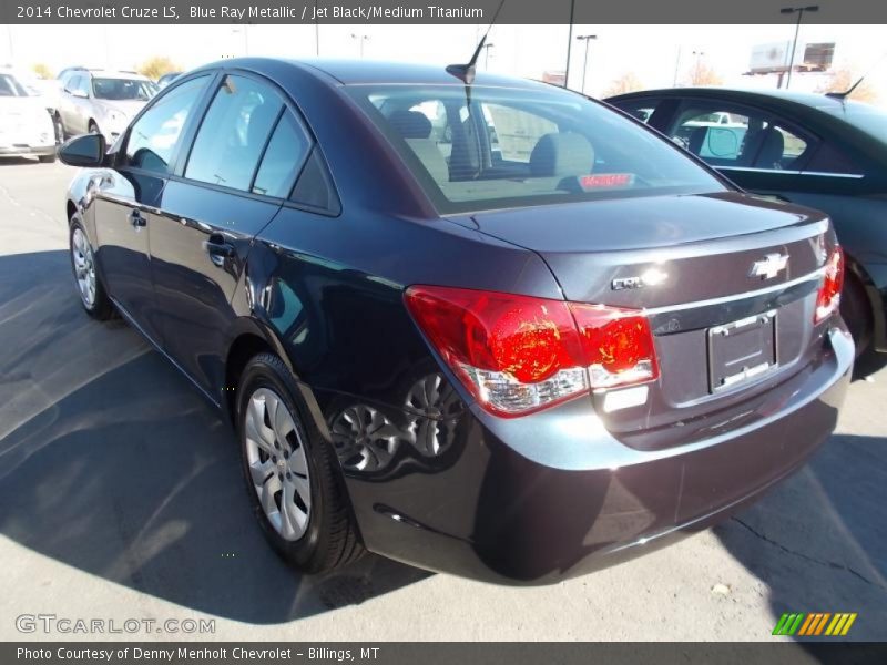 Blue Ray Metallic / Jet Black/Medium Titanium 2014 Chevrolet Cruze LS
