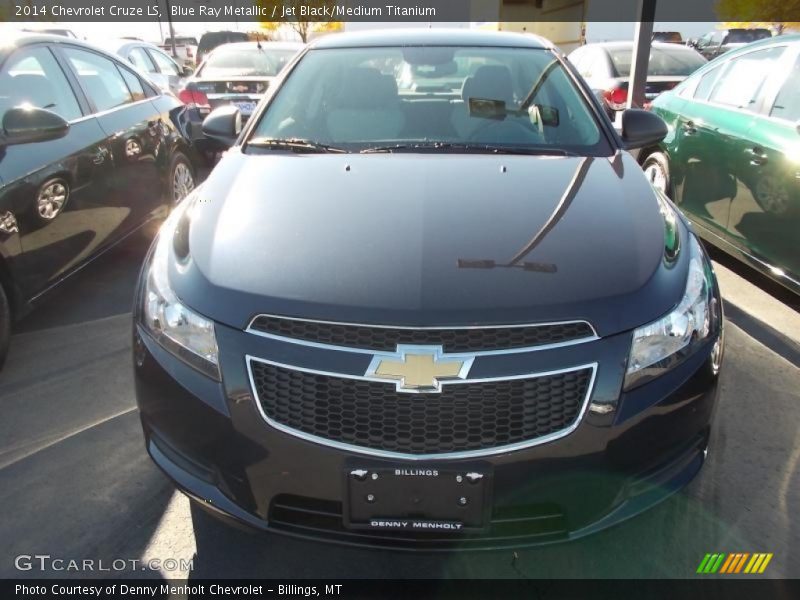 Blue Ray Metallic / Jet Black/Medium Titanium 2014 Chevrolet Cruze LS