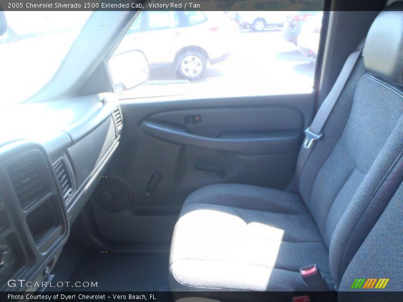 Victory Red / Tan 2005 Chevrolet Silverado 1500 Extended Cab