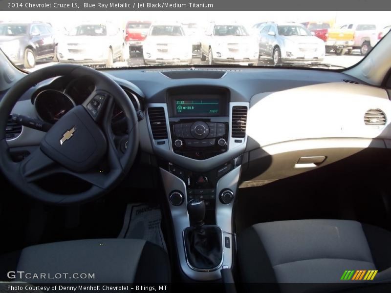 Blue Ray Metallic / Jet Black/Medium Titanium 2014 Chevrolet Cruze LS