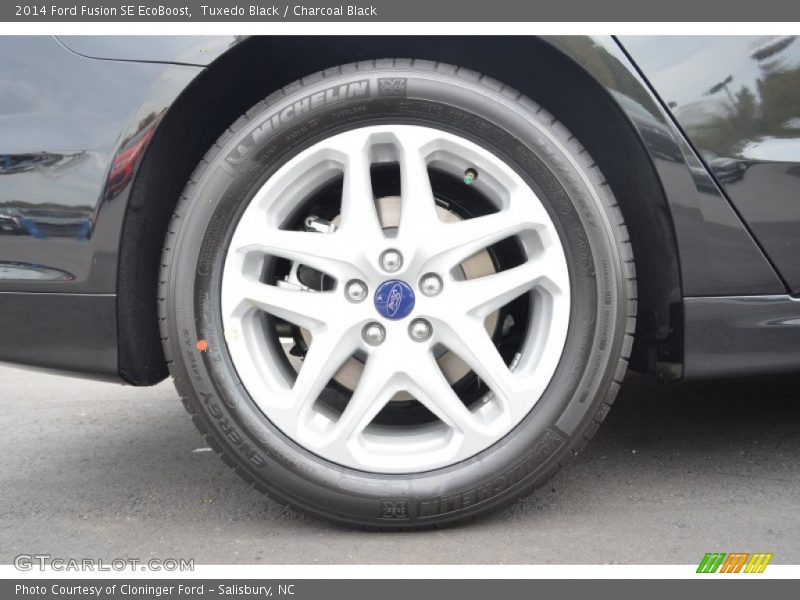 Tuxedo Black / Charcoal Black 2014 Ford Fusion SE EcoBoost