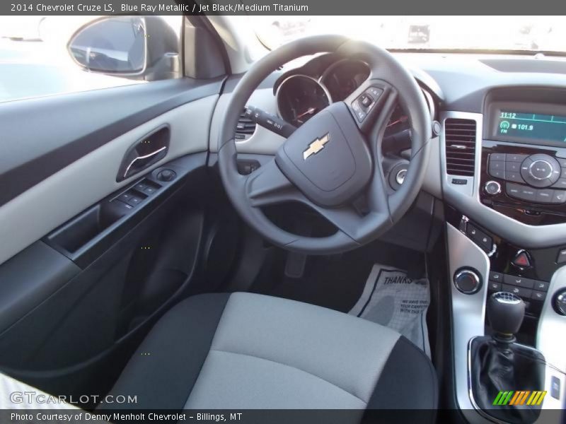 Blue Ray Metallic / Jet Black/Medium Titanium 2014 Chevrolet Cruze LS