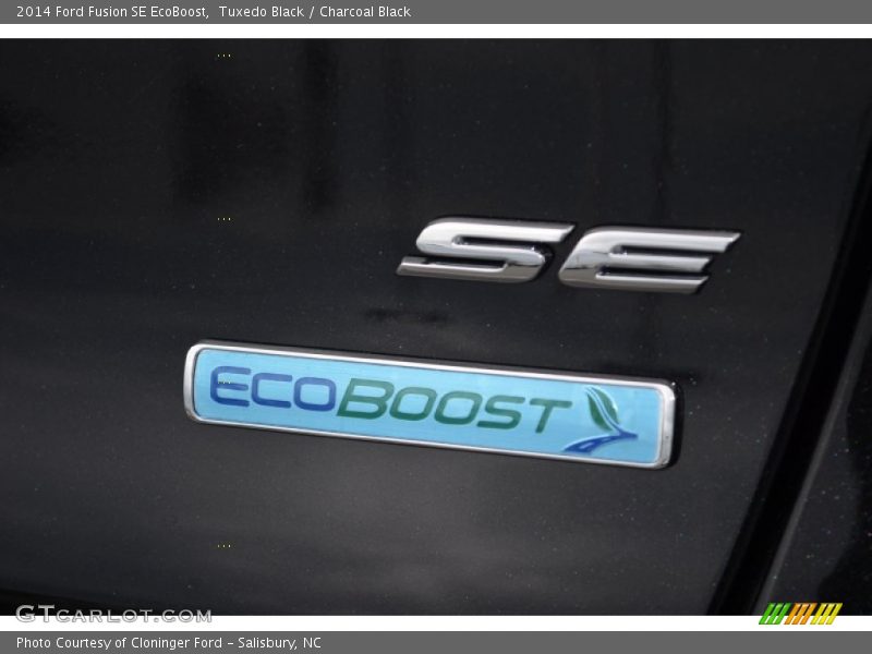 Tuxedo Black / Charcoal Black 2014 Ford Fusion SE EcoBoost