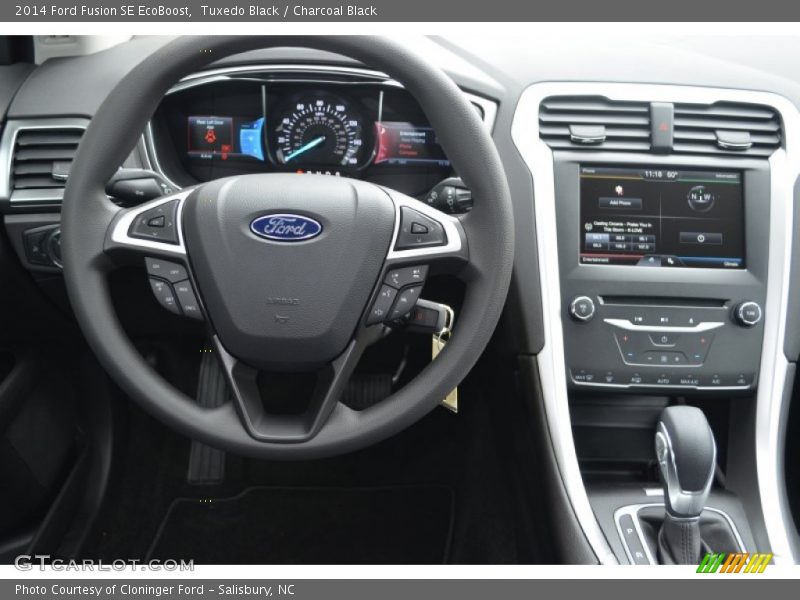 Tuxedo Black / Charcoal Black 2014 Ford Fusion SE EcoBoost