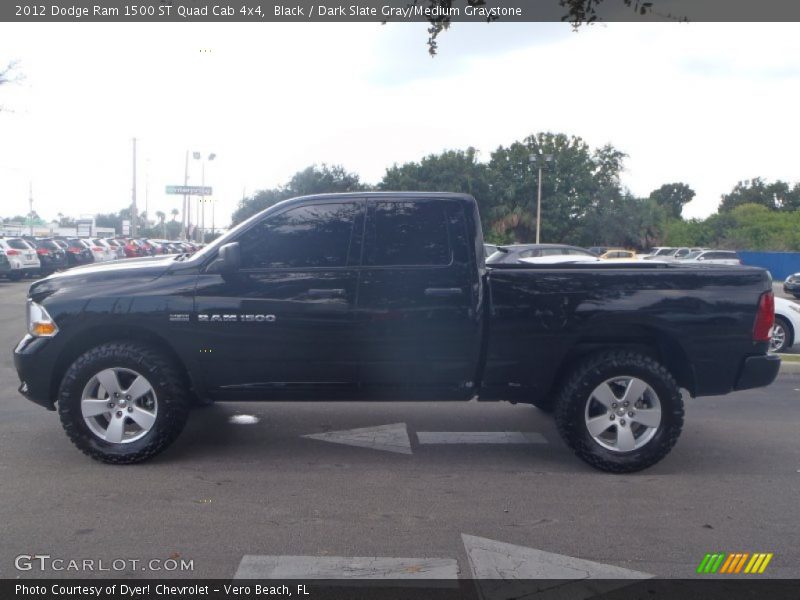 Black / Dark Slate Gray/Medium Graystone 2012 Dodge Ram 1500 ST Quad Cab 4x4