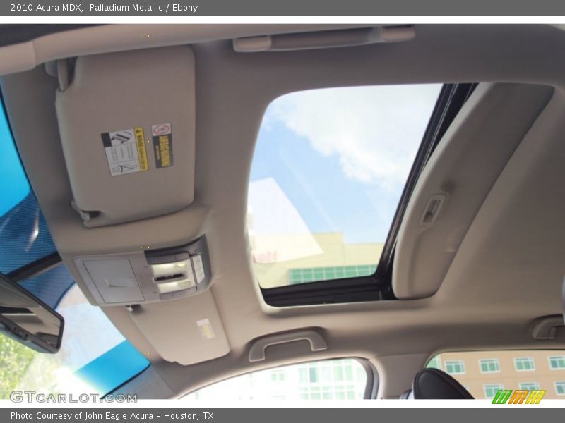 Palladium Metallic / Ebony 2010 Acura MDX