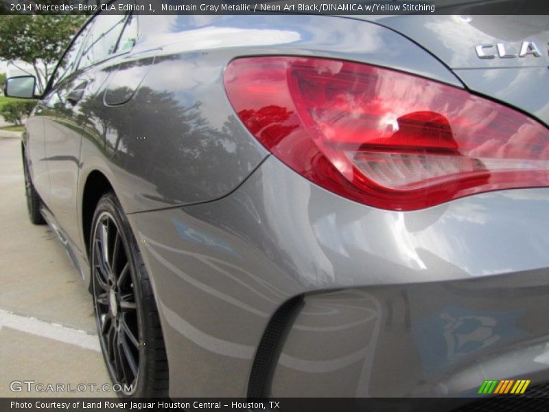 Mountain Gray Metallic / Neon Art Black/DINAMICA w/Yellow Stitching 2014 Mercedes-Benz CLA Edition 1