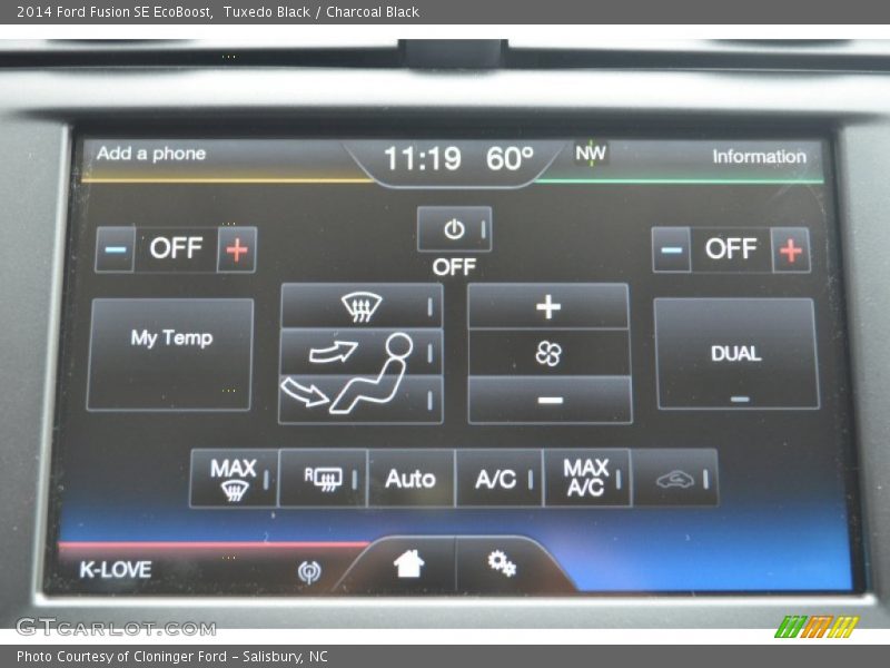 Tuxedo Black / Charcoal Black 2014 Ford Fusion SE EcoBoost