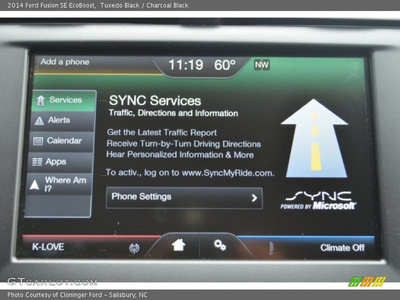 Tuxedo Black / Charcoal Black 2014 Ford Fusion SE EcoBoost