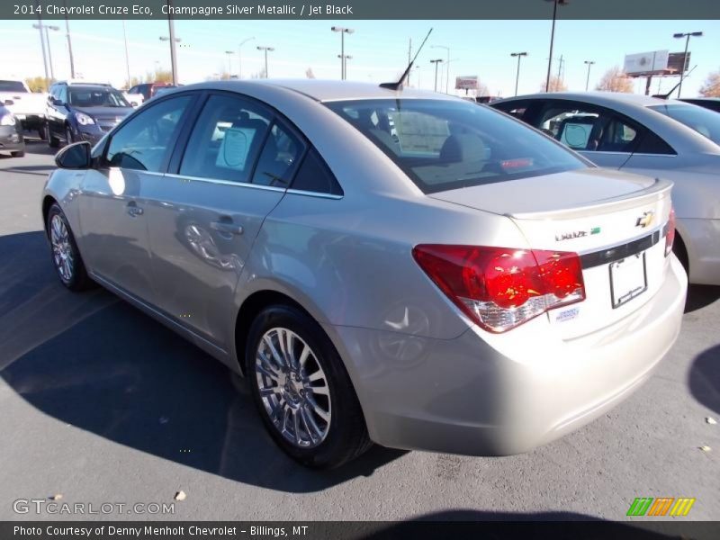 Champagne Silver Metallic / Jet Black 2014 Chevrolet Cruze Eco