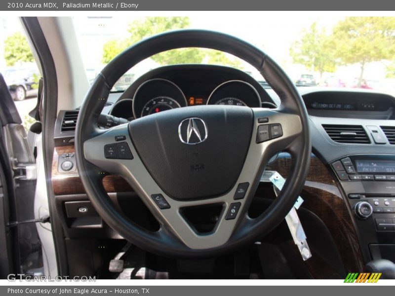 Palladium Metallic / Ebony 2010 Acura MDX