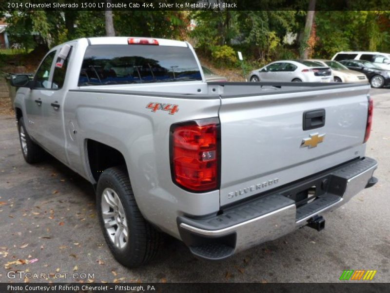 Silver Ice Metallic / Jet Black 2014 Chevrolet Silverado 1500 LT Double Cab 4x4