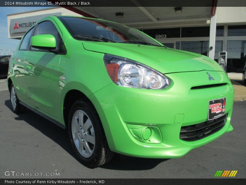 Mystic Black / Black 2014 Mitsubishi Mirage ES