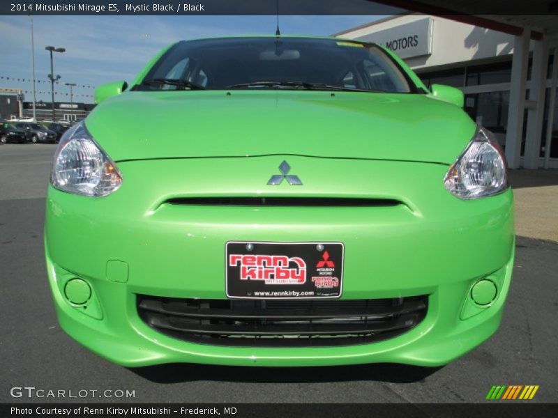 Mystic Black / Black 2014 Mitsubishi Mirage ES
