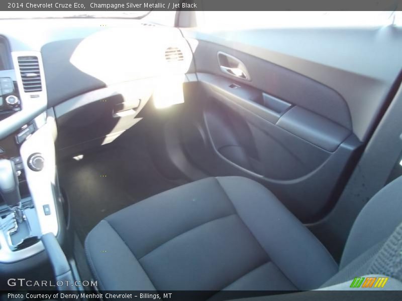 Champagne Silver Metallic / Jet Black 2014 Chevrolet Cruze Eco