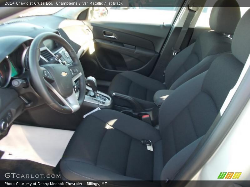 Champagne Silver Metallic / Jet Black 2014 Chevrolet Cruze Eco