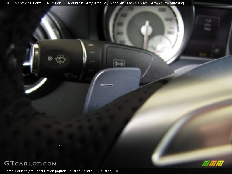 Mountain Gray Metallic / Neon Art Black/DINAMICA w/Yellow Stitching 2014 Mercedes-Benz CLA Edition 1