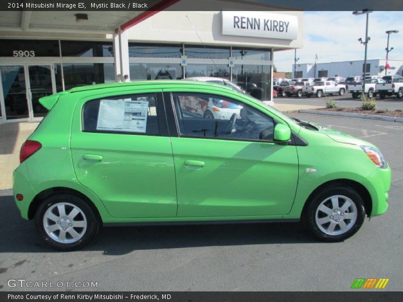 Mystic Black / Black 2014 Mitsubishi Mirage ES