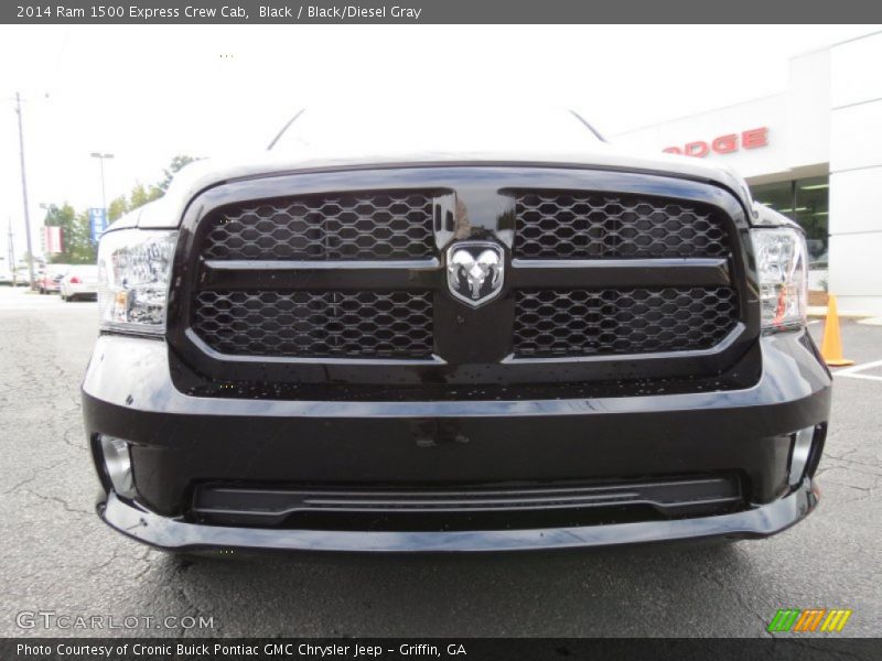 Black / Black/Diesel Gray 2014 Ram 1500 Express Crew Cab