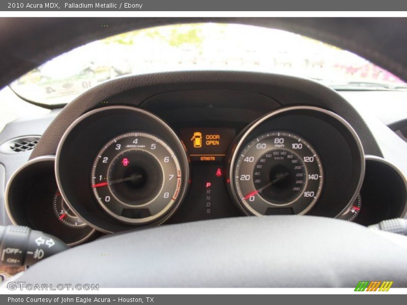 Palladium Metallic / Ebony 2010 Acura MDX