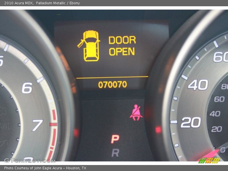 Palladium Metallic / Ebony 2010 Acura MDX
