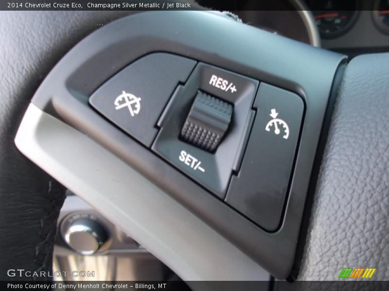 Champagne Silver Metallic / Jet Black 2014 Chevrolet Cruze Eco