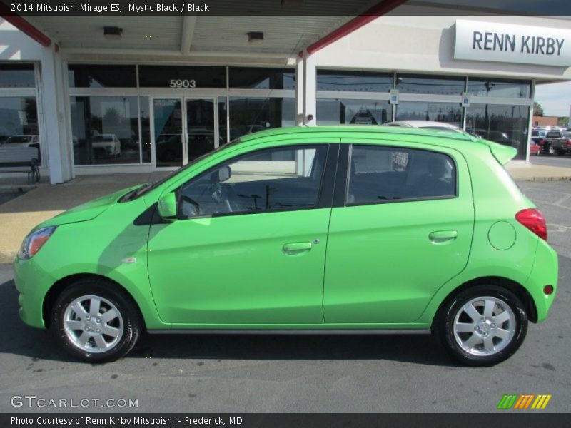 Mystic Black / Black 2014 Mitsubishi Mirage ES