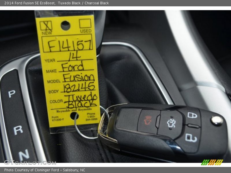 Tuxedo Black / Charcoal Black 2014 Ford Fusion SE EcoBoost