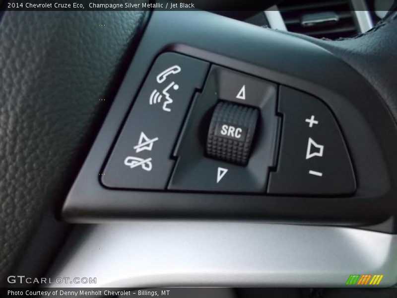 Champagne Silver Metallic / Jet Black 2014 Chevrolet Cruze Eco