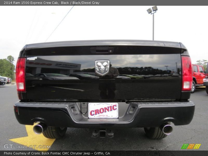 Black / Black/Diesel Gray 2014 Ram 1500 Express Crew Cab