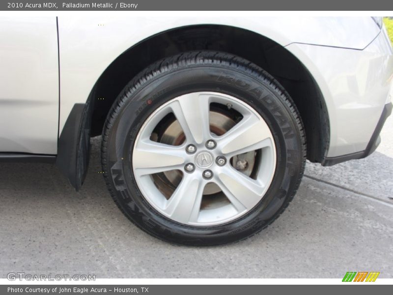 Palladium Metallic / Ebony 2010 Acura MDX