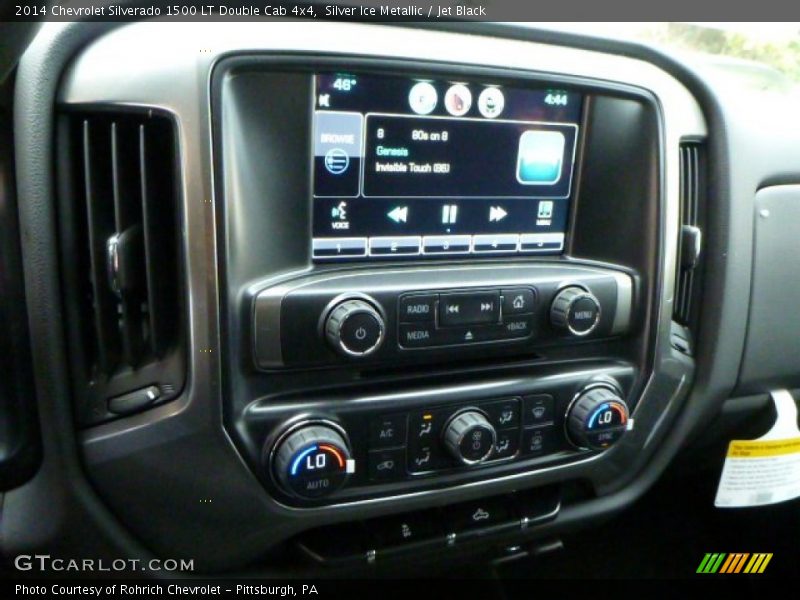 Silver Ice Metallic / Jet Black 2014 Chevrolet Silverado 1500 LT Double Cab 4x4