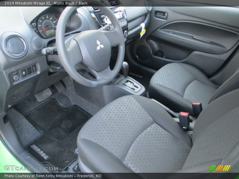  2014 Mirage ES Black Interior