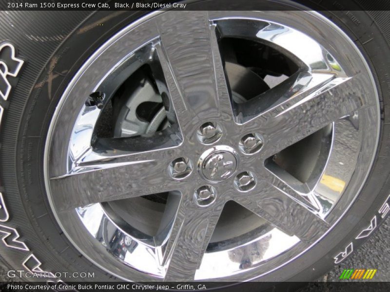 Black / Black/Diesel Gray 2014 Ram 1500 Express Crew Cab