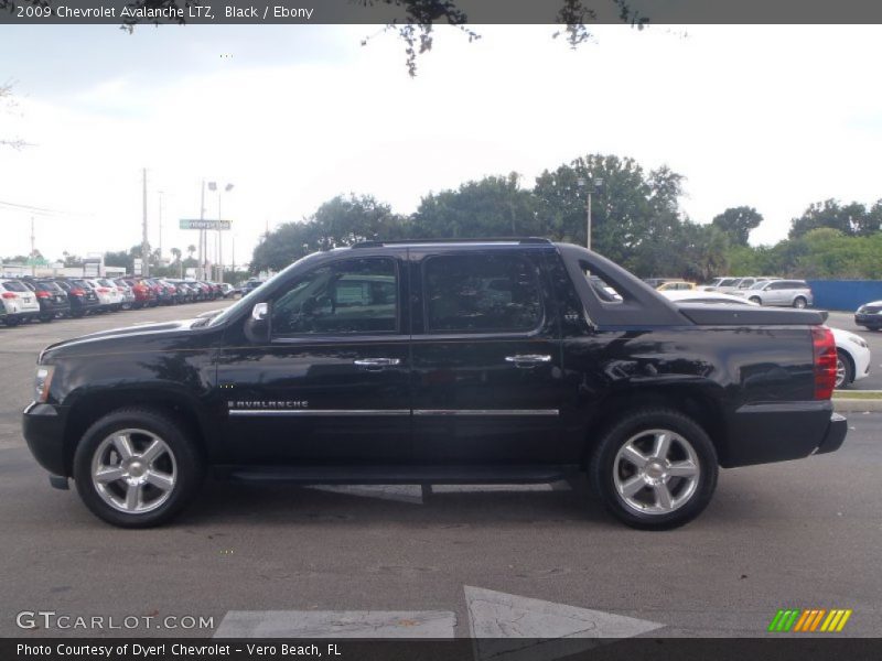 Black / Ebony 2009 Chevrolet Avalanche LTZ