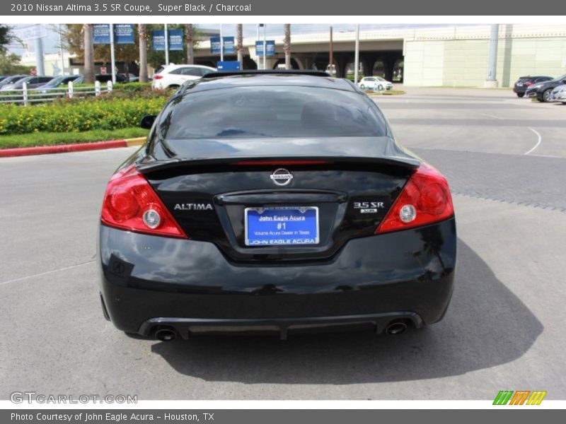 Super Black / Charcoal 2010 Nissan Altima 3.5 SR Coupe