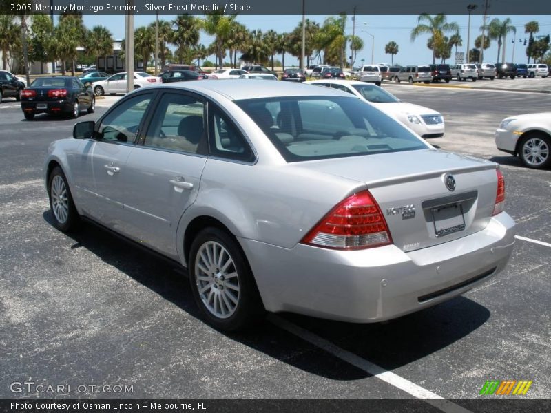 Silver Frost Metallic / Shale 2005 Mercury Montego Premier