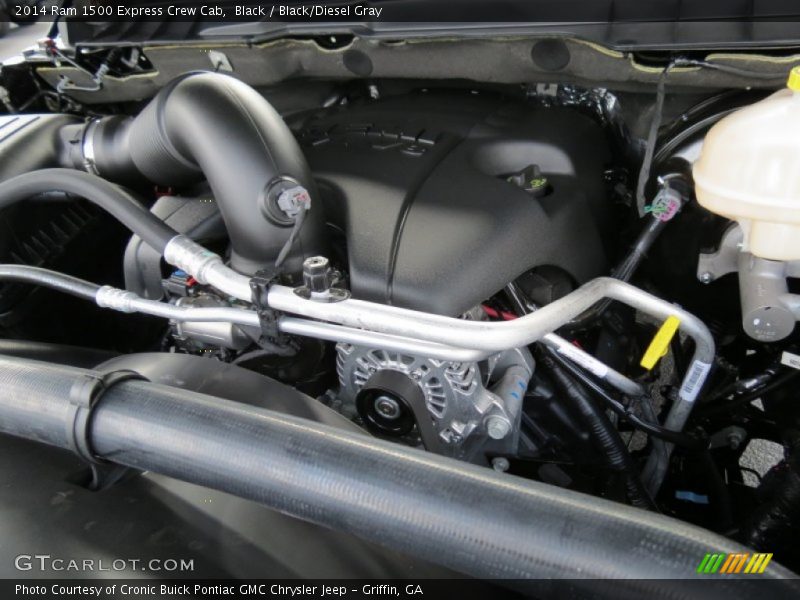 Black / Black/Diesel Gray 2014 Ram 1500 Express Crew Cab