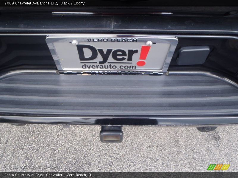 Black / Ebony 2009 Chevrolet Avalanche LTZ